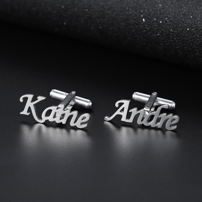 Customized Name or Logo Cuff Links - Wnkrs