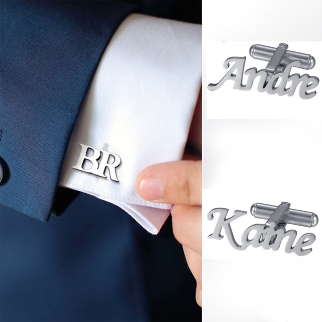 Customized Name or Logo Cuff Links - Wnkrs