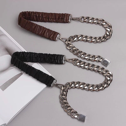 Silver Chain Belt for Women - Wnkrs