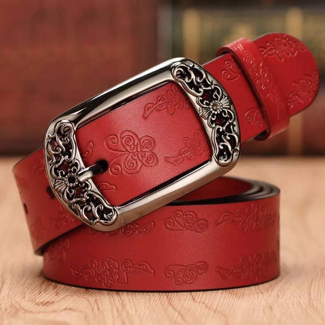 Women's Genuine Leather Vintage Belt - Wnkrs