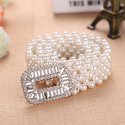 Women's Luxury Belt with Pearls - Wnkrs