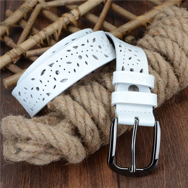 Women's Casual Leather Belt - Wnkrs