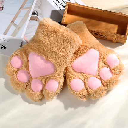 Women's Kitten Paw Warm Gloves - Wnkrs