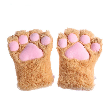 Women's Kitten Paw Warm Gloves - Wnkrs