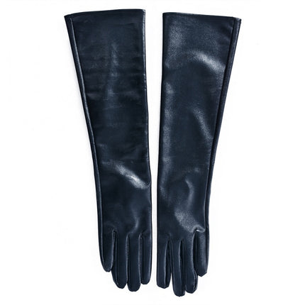 Women's Leather Elbow Gloves - Wnkrs