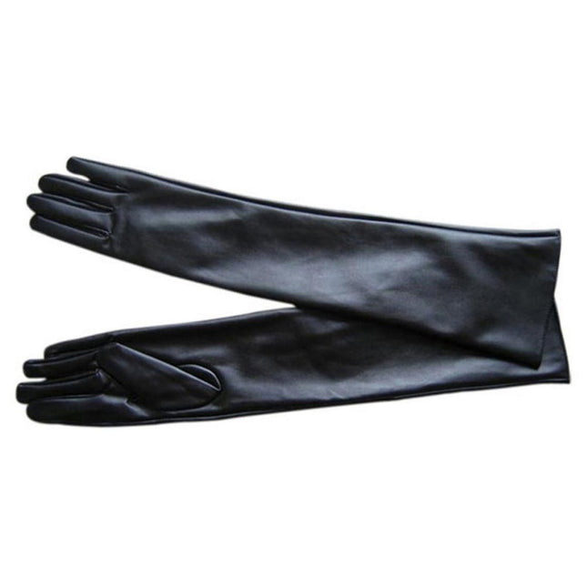 Women's Leather Elbow Gloves - Wnkrs