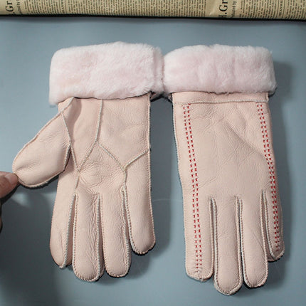 Women's Sheepskin Elegant Style Gloves - Wnkrs
