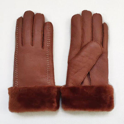 Women's Sheepskin Elegant Style Gloves - Wnkrs