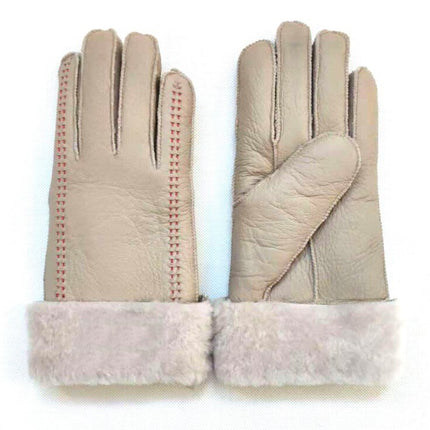 Women's Sheepskin Elegant Style Gloves - Wnkrs