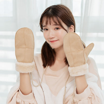 Women's Winter Thick Faux Wool Mittens - Wnkrs