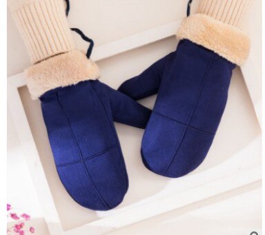 Women's Winter Thick Faux Wool Mittens - Wnkrs