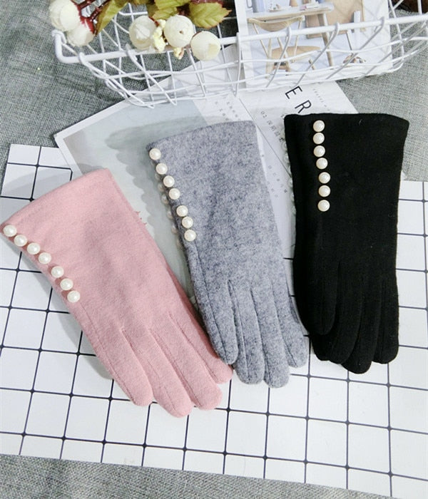 Women's Elegant Pearl Gloves