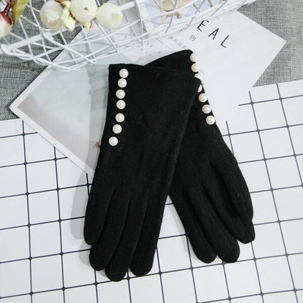 Women's Elegant Pearl Gloves - Wnkrs