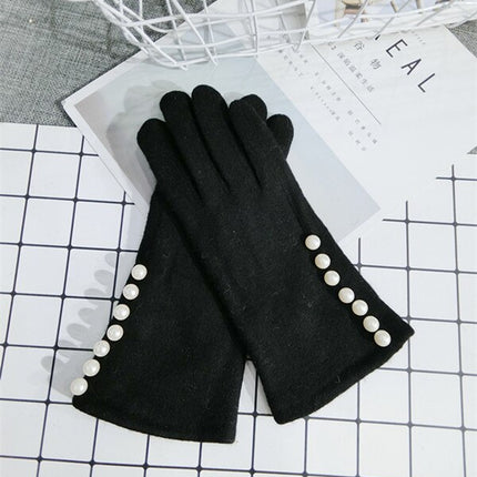 Women's Elegant Pearl Gloves - Wnkrs