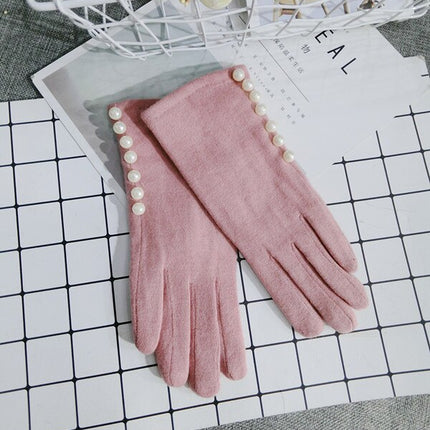 Women's Elegant Pearl Gloves - Wnkrs