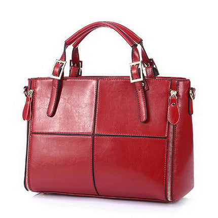 Women's Luxury Leather Top-Handle Bag - Wnkrs