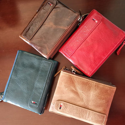 Women's Genuine Leather Short Wallet - Wnkrs