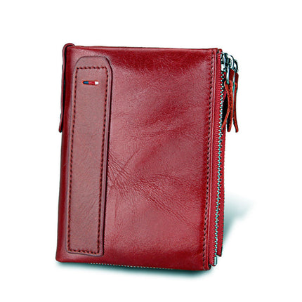 Women's Genuine Leather Short Wallet - Wnkrs