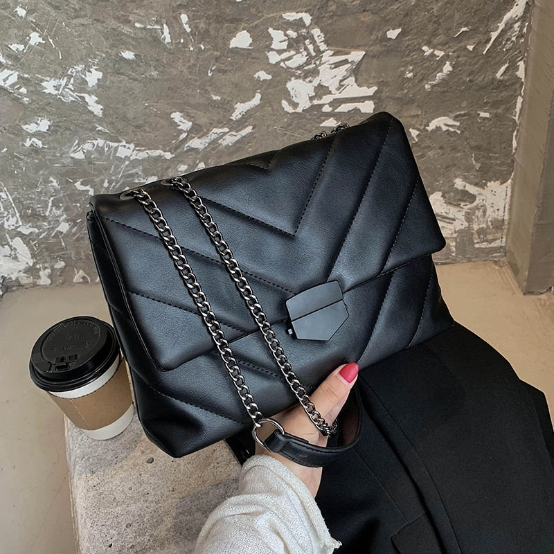 Women's Quilted Crossbody Bag