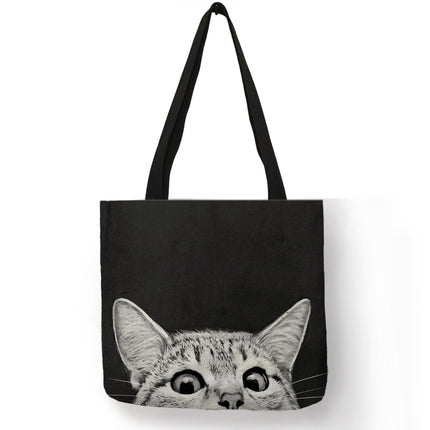 Black Cat Tote Bag - Wnkrs