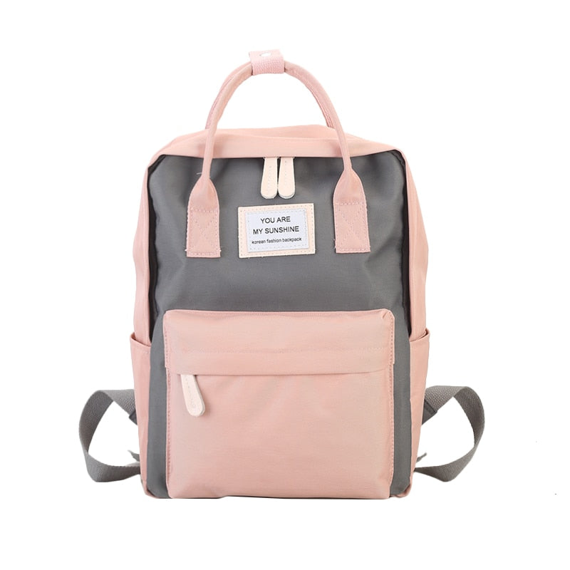 Waterproof Canvas Unisex Harajuku Backpack