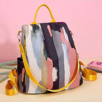 Colorful Capacious Women's Oxford Cloth Backpack - Wnkrs