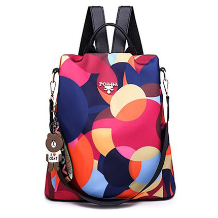 Colorful Capacious Women's Oxford Cloth Backpack - Wnkrs