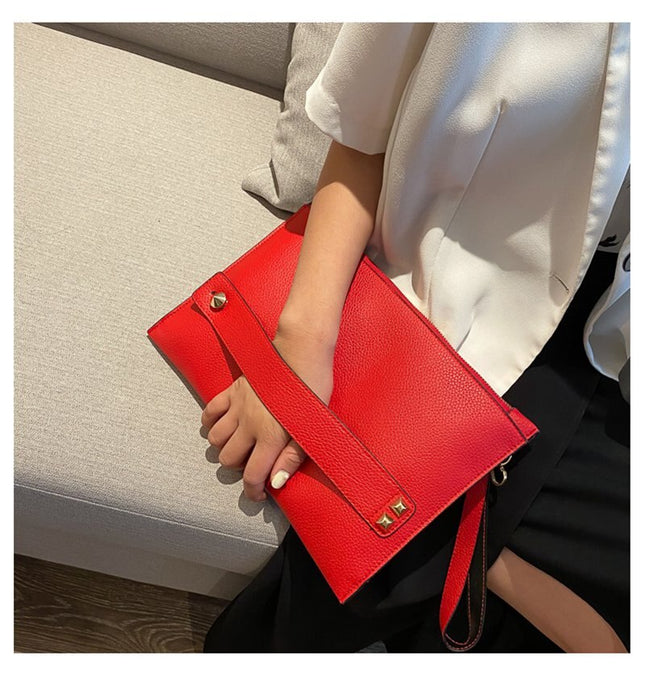 Women's PU Leather Clutch Bag - Wnkrs