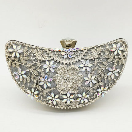 Women's Luxury Crystals Decorated Handbag - Wnkrs