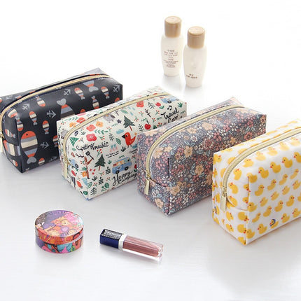 Cartoon Printed Travel Toiletry Bag - Wnkrs