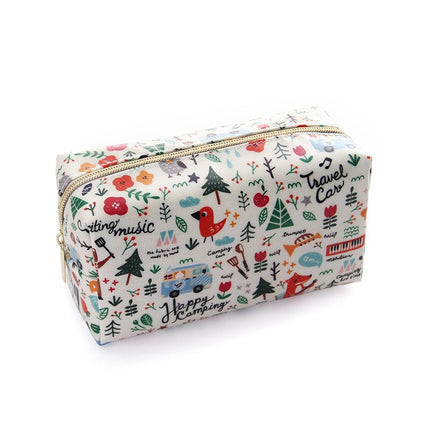 Cartoon Printed Travel Toiletry Bag - Wnkrs