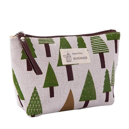 Cotton and Linen Cosmetic Bag - Wnkrs