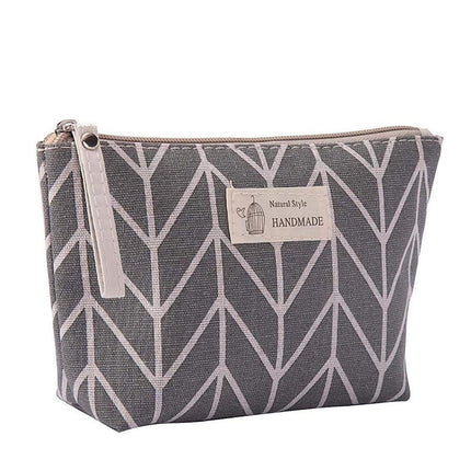 Cotton and Linen Cosmetic Bag - Wnkrs