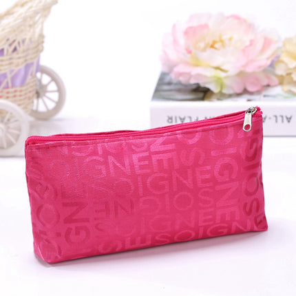 Fashion Letter Design Cosmetic Bags - Wnkrs