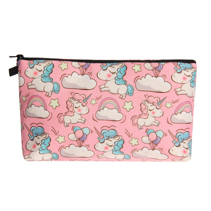 Cute Unicorn Printed Makeup Cosmetic Bag - Wnkrs