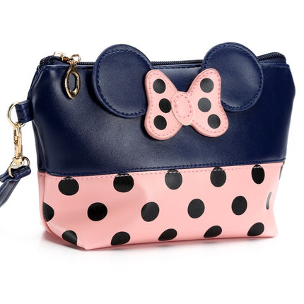 Women's Minnie Mouse Themed Cosmetic Bag - Wnkrs