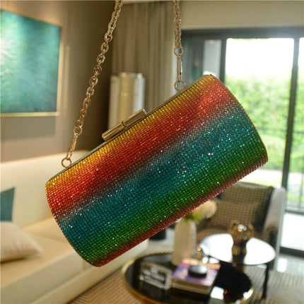 Women's Diamond Rainbow Evening Bag - Wnkrs