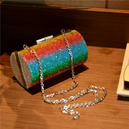 Women's Diamond Rainbow Evening Bag - Wnkrs