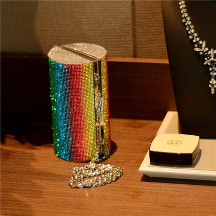 Women's Diamond Rainbow Evening Bag - Wnkrs