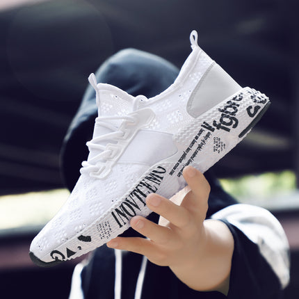 Men's Breathable Street Style Sneakers - Wnkrs