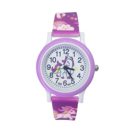 Girl's Cute Unicorn Printed Dial Quartz Watch - wnkrs