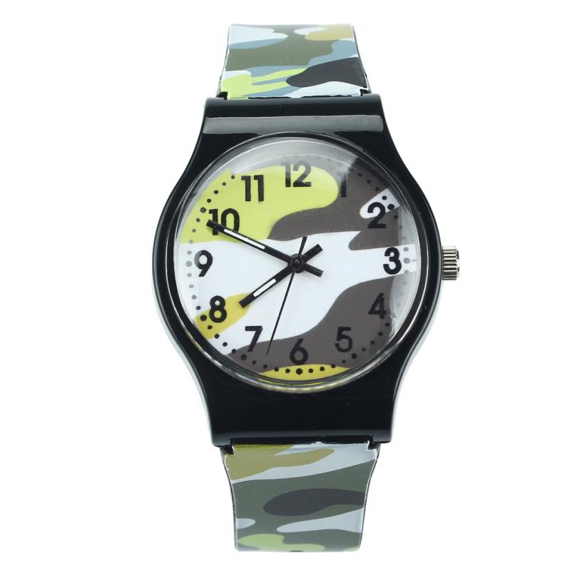 Kid's Camouflage Quartz Wristwatch