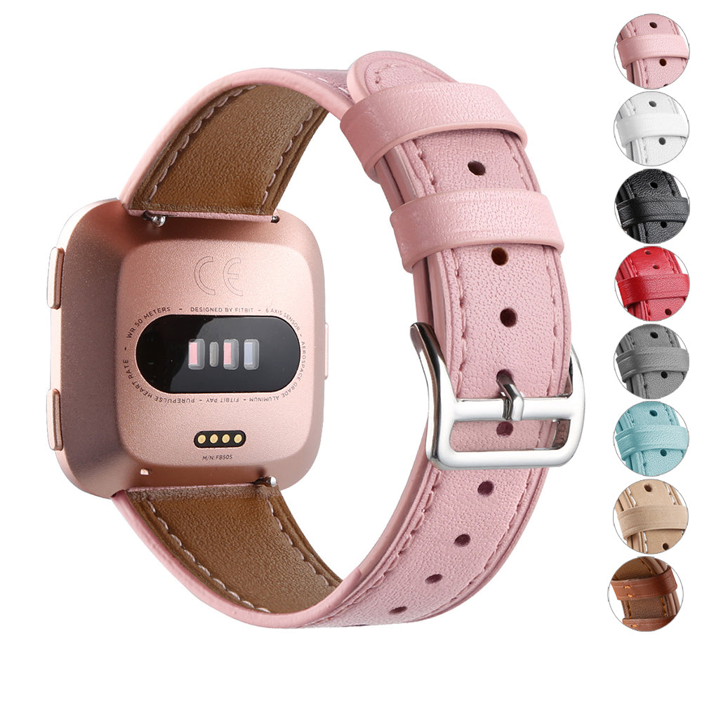 Leather Replacement Strap for Fitbit Watch