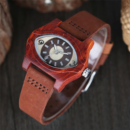 Eye Design Bamboo Wood Unisex Watches - wnkrs