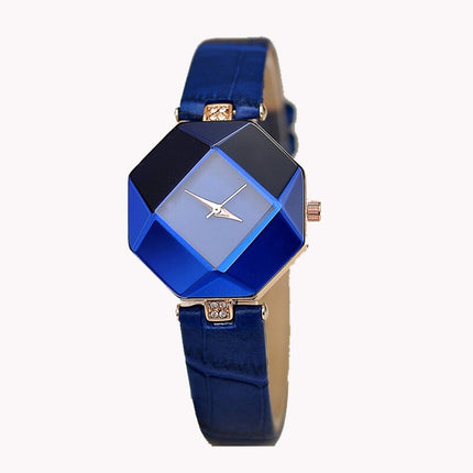 Women's Quartz Watch with Leather Band - wnkrs