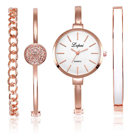 Women's Elegant Wristwatch with Thin Metal Band - wnkrs