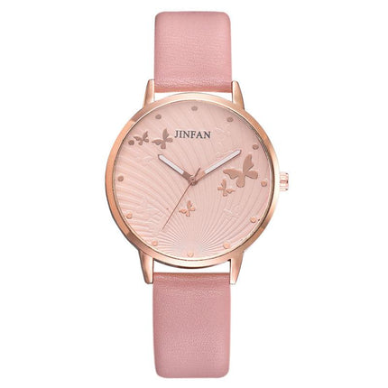 Butterfly Designed Dial Women's Quartz Watch - wnkrs