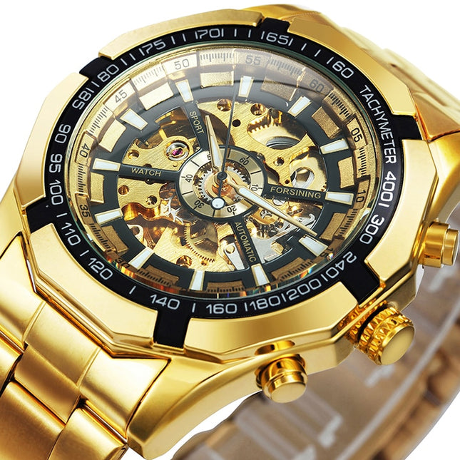 Cool Men's Skeleton Automatic Mechanical Watch - wnkrs