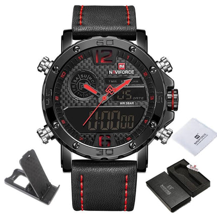 Casual Wristwatches for Men with Leather Strap - wnkrs