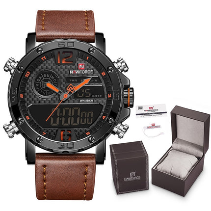 Casual Wristwatches for Men with Leather Strap - wnkrs